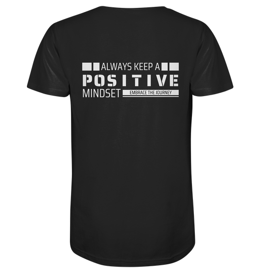 Always Keep a Positive Mind - Mens Organic V-Neck Shirt