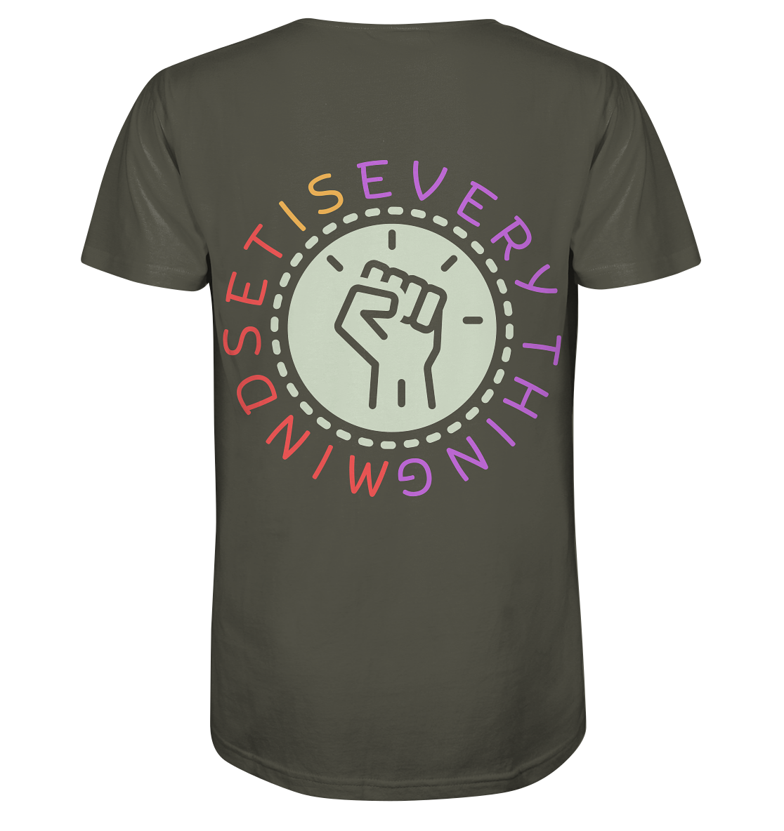 Mindset is everything - Organic Basic Shirt