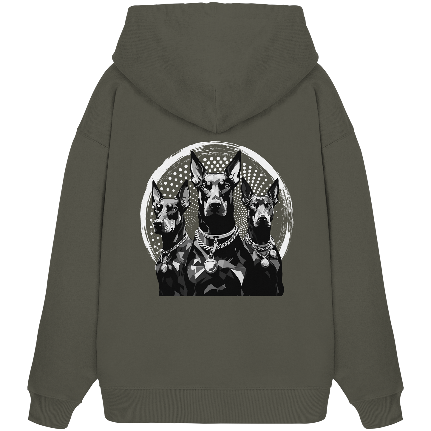 Tripple Doberman - Organic Oversize Hoodie